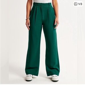 Abercrombie & Fitch Green Curve Love Pants